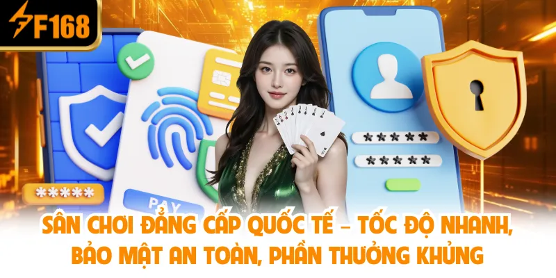 Sân chơi đẳng cấp quốc tế – Tốc độ nhanh, bảo mật an toàn, phần thưởng khủng